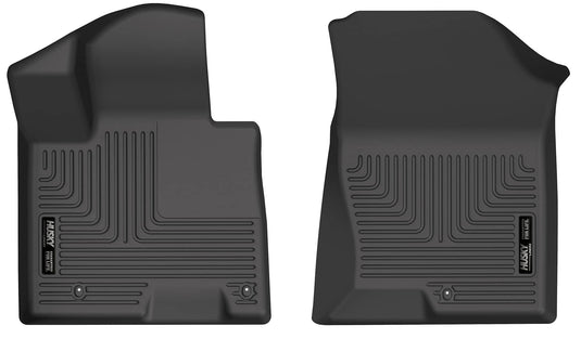 Husky Liners WeatherBeater Floor Liners, Front, Black, Excluding Plug-in Hybrid - 2023-2026 Kia Sportage/Sportage Hybrid