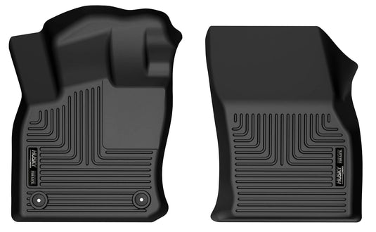 Husky Liners WeatherBeater Floor Liners, Front, Black - 2022-2026 Volkswagen Taos