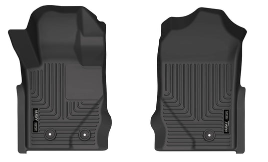 Husky Liners WeatherBeater Floor Liners, Front, Black, 4-Door - 2021-2026 Ford Bronco