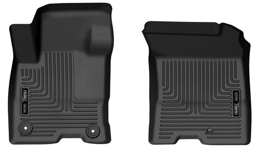 Husky Liners WeatherBeater Floor Liners, Front, Black - 2022-2026 Ford Maverick Hybrid