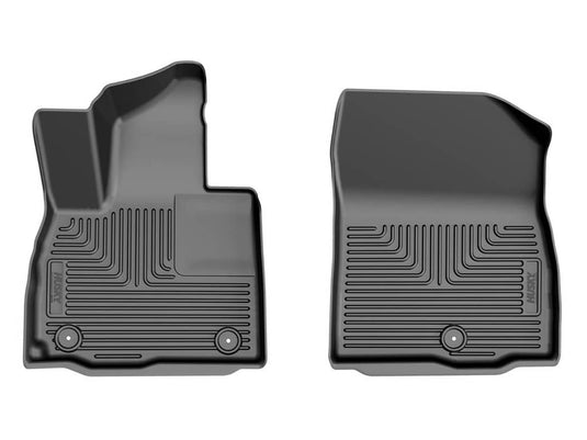 Husky Liners WeatherBeater Floor Liners, Front, Black - 2026 Hyundai Palisade