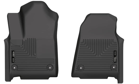 Husky Liners WeatherBeater Floor Liners, Front, Black - 2022-2025 Jeep Wagoneer, 2023-2025 Jeep Wagoneer L