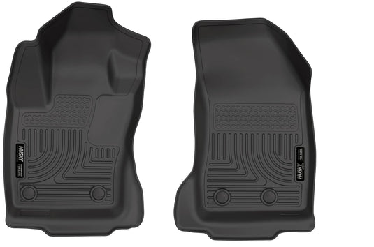 Husky Liners WeatherBeater Floor Liners, Front, Black - 2015-2022 Jeep Renegade