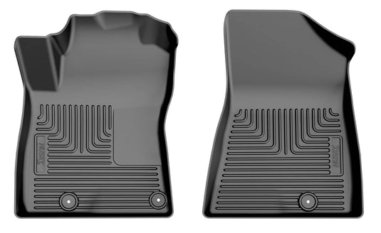 Husky Liners WeatherBeater Floor Liners, Front, Black - 2023-2025 Kia Niro Plug-In Hybrid, 2023-2026 Kia Niro