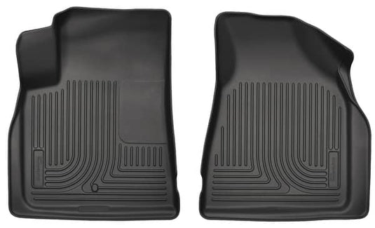 Husky Liners WeatherBeater Floor Liners, Front, Black - 2007-2017 GMC Acadia/Acadia Limited, Buick Enclave, Chevrolet Traverse, Saturn Outlook