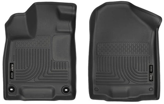 Husky Liners WeatherBeater Floor Liners, Front, Black - 2016-2022 Honda Pilot, 2019-2025 Honda Passport
