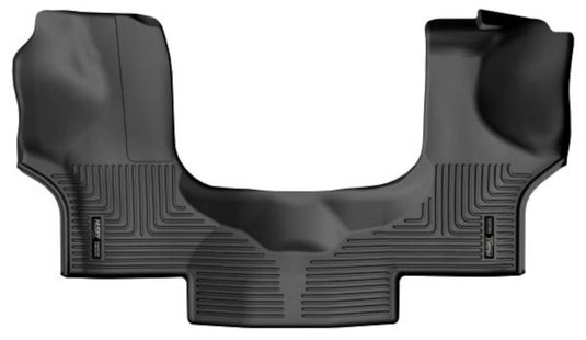 Husky Liners WeatherBeater Floor Liners, Front, Black - 2015-2023 Chevrolet Express 2500/3500/4500, GMC Savana 2500/3500/4500