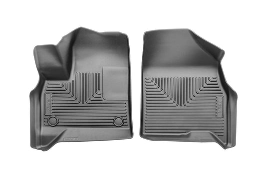 Husky Liners WeatherBeater Floor Liners, Front, Black - 2024-2026 Chevrolet Traverse, 2024-2026 GMC Acadia, 2025-2026 Buick Enclave