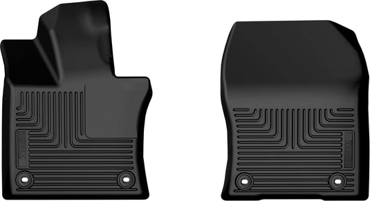 Husky Liners WeatherBeater Floor Liners, Front, Black - 2019-2022 Lexus UX, 2019-2026 Lexus UX Hybrid