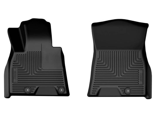 Husky Liners WeatherBeater Floor Liners, Front, Black - 2018-2026 Audi Q7