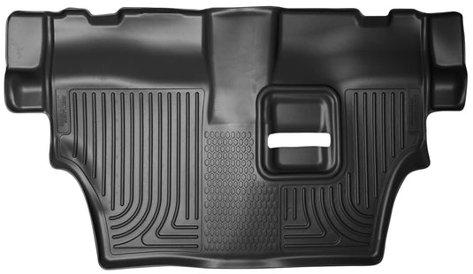 Husky Liners WeatherBeater Floor Liner, 3rd Row, Black, With Second Row Bench - 2011-2026 Dodge Durango