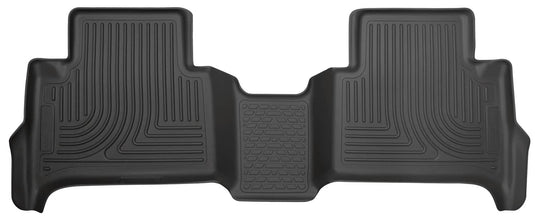 Husky Liners WeatherBeater Floor Liners, Rear, Black, Crew Cab - 2015-2022 Chevrolet Colorado, GMC Canyon