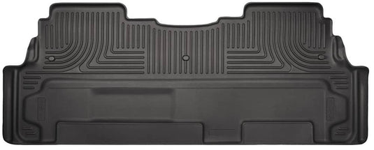 Husky Liners WeatherBeater Floor Liner, Rear, Black, With Second Row Bench - 2007-2010 Saturn Outlook, 2007-2016 GMC Acadia, 2008-2017 Buick Enclave, 2009-2017 Chevrolet Traverse, 2017 GMC Acadia Limited