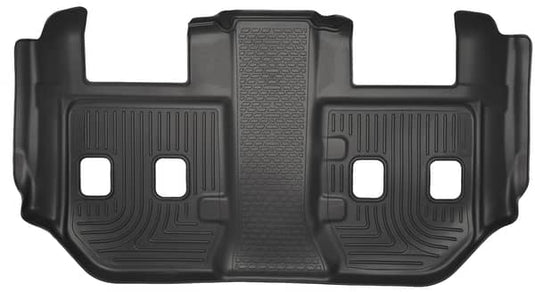 Husky Liners WeatherBeater Floor Liner, 3rd Row, Black, With Second Row Buckets - 2015-2020 Cadillac Escalade ESV, Chevrolet Suburban, GMC Yukon XL