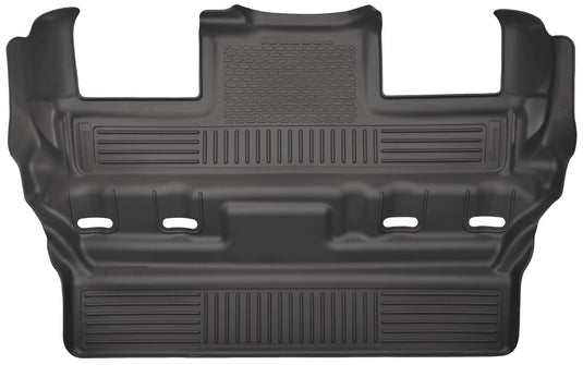 Husky Liners WeatherBeater Floor Liner, 3rd Row, Black, With Second Row Buckets - 2015-2020 Cadillac Escalade, Chevrolet Tahoe, GMC Yukon