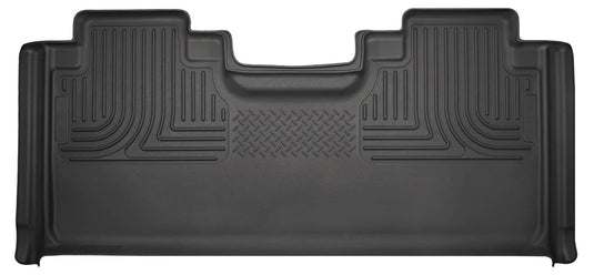Husky Liners WeatherBeater Floor Liner, Rear, Black, Extended Cab - 2015-2026 Ford F-150, 2017-2026 Ford F-250 Super Duty/F-350 Super Duty