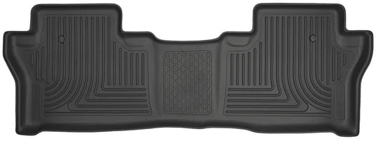 Husky Liners WeatherBeater Floor Liner, Rear, Black, 7 Passenger or 8 Passenger (Pilot) - 2016-2022 Honda Pilot, 2019-2025 Honda Passport