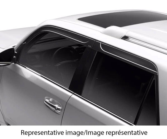 Husky Liners Low Profile Ventvisor Window Deflectors, Smoke - 2022-2025 Acura MDX