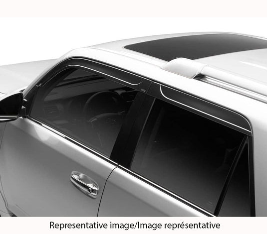 Husky Liners Low Profile Ventvisor Window Deflectors, Smoke - 2016-2022 Lexus RX/RX Hybrid