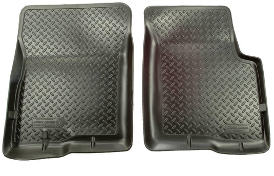 Husky Liners Classic Style Floor Liners, Front, Black, Regular/Extended Cab, Automatic Transmission (Ranger) - 2005-2011 Ford Ranger, 2005-2007 Mazda B2300/B3000/B4000