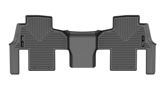 Husky Liners X-act Contour Floor Liner, Rear, Black, 8 Passenger, With Second Row Bench Seat - 2022-2025 Jeep Wagoneer, 2022-2026 Jeep Grand Wagoneer, 2023-2025 Jeep Wagoneer L, 2023-2026 Jeep Grand Wagoneer L