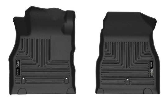 Husky Liners X-act Contour Floor Liners, Front, Black - 2018-2024 Nissan Kicks