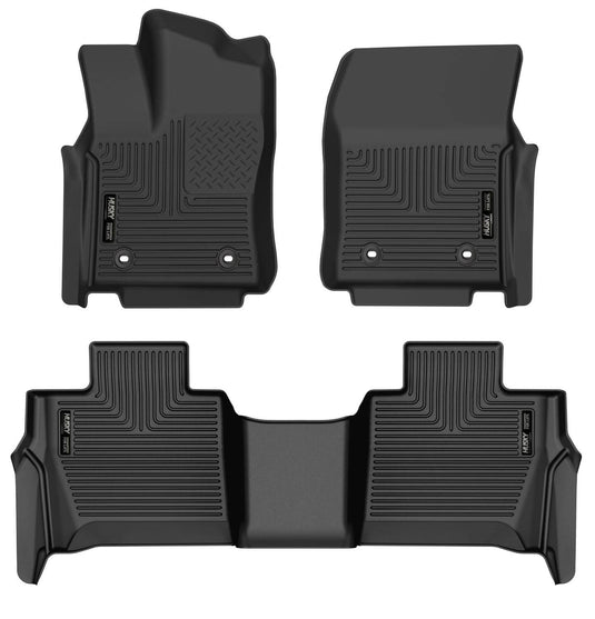 Husky Liners X-act Contour Floor Liner, Rear, Black - 2023-2026 Toyota Sequoia