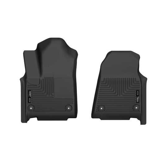 Husky Liners X-act Contour Floor Liners, Front, Black - 2022-2025 Jeep Wagoneer/Grand Wagoneer