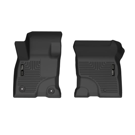Husky Liners X-act Contour Floor Liners, Front, Black - 2020-2025 Ford Escape Hybrid/Escape Plug-in Hybrid