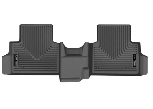 Husky Liners X-act Contour Floor Liner, Rear, Black, 7 Passenger, With Second Row Bench Seats - 2022-2025 Jeep Grand Cherokee L