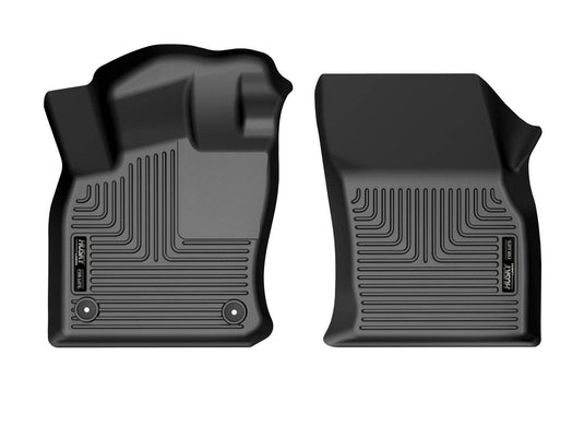 Husky Liners X-act Contour Floor Liners, Front, Black - 2018-2024 Volkswagen Tiguan