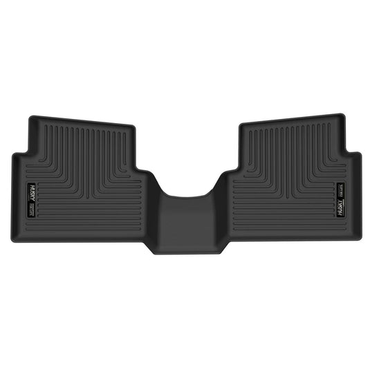Husky Liners X-act Contour Floor Liner, Rear, Black, Excluding Hybrid - 2022-2026 Ford Maverick