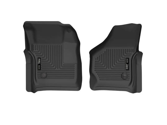 Husky Liners X-act Contour Floor Liners, Front, Black, Crew Cab - 1999-2007 Ford F-250 Super Duty