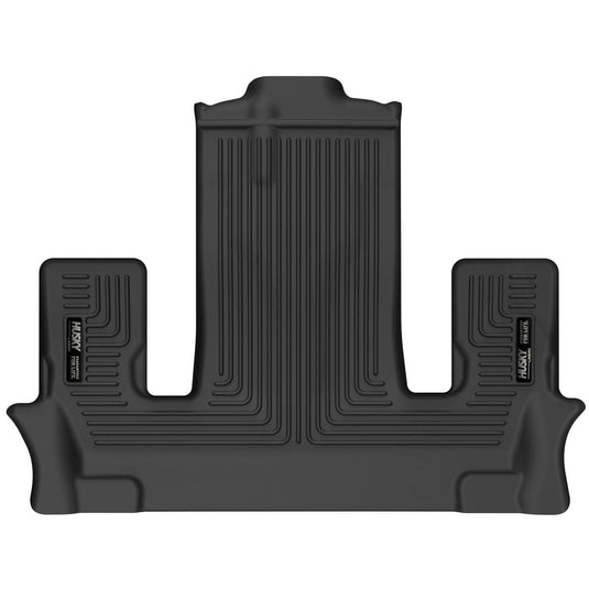 Husky Liners X-act Contour Floor Liner, 3rd Row, Black, 6 Passenger, Second Row Buckets without Console - 2022-2026 Ford Explorer