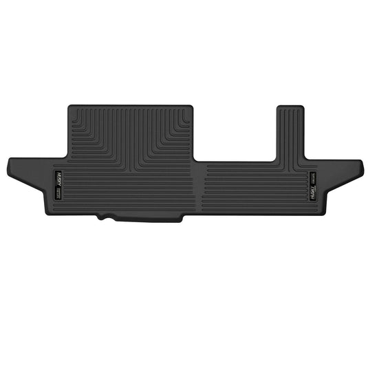 Husky Liners X-act Contour Floor Liner, 3rd Row, Black, With Second Row Bench - 2021-2026 Cadillac Escalade ESV, Chevrolet Suburban, GMC Yukon XL