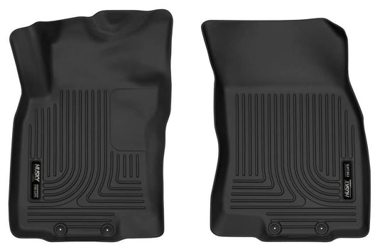 Husky Liners X-act Contour Floor Liners, Front, Black - 2014-2015 Nissan X-Trail, 2014-2020 Nissan Rogue