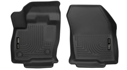 Husky Liners X-act Contour Floor Liners, Front, Black - 2016-2018 Lincoln MKX, 2019-2020 Lincoln Nautilus, 2015-2024 Ford Edge