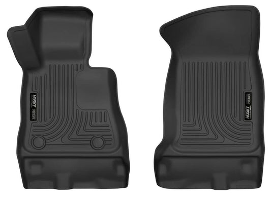 Husky Liners X-act Contour Floor Liners, Front, Black - 2016-2024 Chevrolet Camaro