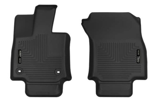 Husky Liners X-act Contour Floor Liners, Front, Black - 2019-2025 Toyota RAV4