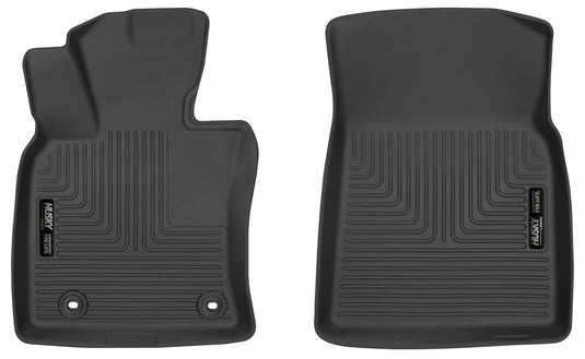 Husky Liners X-act Contour Floor Liners, Front, Black, FWD - 2018-2024 Toyota Camry