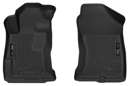 Husky Liners X-act Contour Floor Liners, Front, Black, Automatic Transmission (Impreza) - 2017-2023 Subaru Impreza, 2018-2023 Subaru Crosstrek