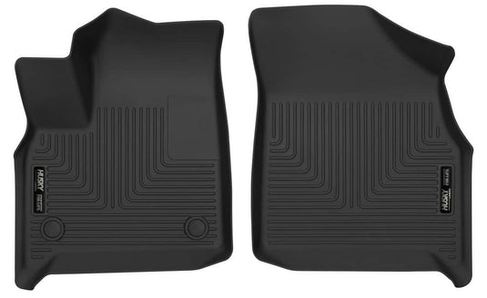 Husky Liners X-act Contour Floor Liners, Front, Black - 2018-2023 Chevrolet Traverse, 2024 Chevrolet Traverse Limited, 2018-2024 Buick Enclave