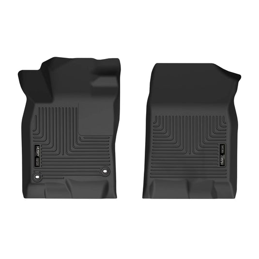 Husky Liners X-act Contour Floor Liners, Front, Black - 2022-2026 Honda Civic, 2025-2026 Honda Civic Hybrid, 2023-2026 Acura Integra
