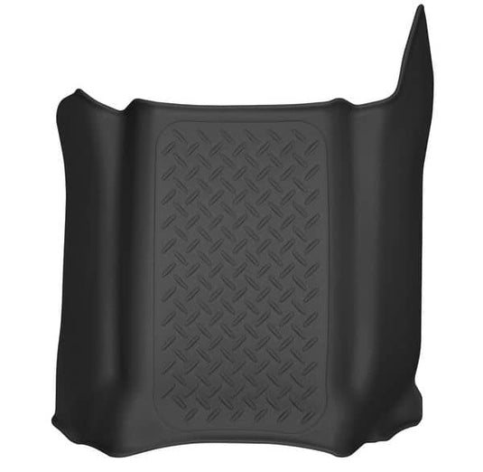 Husky Liners X-act Contour Center Hump Floor Liner, Front, Black, Extended/Crew Cab - 2019-2026 Chevrolet Silverado 1500/2500 HD/3500 HD, GMC Sierra 1500/2500 HD/3500 HD