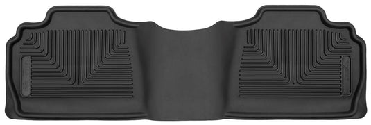 Husky Liners X-act Contour Floor Liner, Rear, Black, Extended/Crew Cab - 2007-2013 Silverado/Sierra 1500/Avalanche/Escalade EXT, 2007-2014 Silverado/Sierra HD, Tahoe/Yukon/Escalade/Suburban/Yukon XL (2500: 2007-2013)