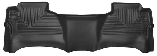 Husky Liners X-act Contour Floor Liner, Rear, Black, Crew Cab - 2014-2018 Chevrolet Silverado 1500, GMC Sierra 1500, 2015-2019 Chevrolet Silverado 2500 HD/3500 HD, GMC Sierra 2500 HD/3500 HD