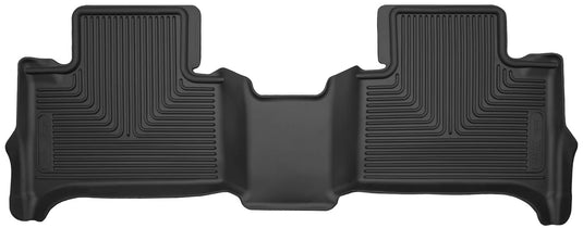 Husky Liners X-act Contour Floor Liner, Rear, Black, Crew Cab - 2015-2022 Chevrolet Colorado, GMC Canyon