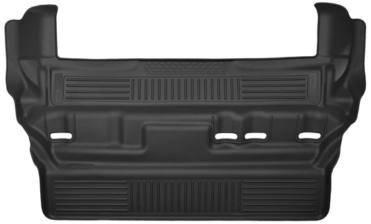 Husky Liners X-act Contour Floor Liner, 3rd Row, Black, With Second Row Bench - 2015-2020 Cadillac Escalade, Chevrolet Tahoe, GMC Yukon
