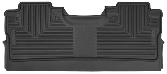 Husky Liners X-act Contour Floor Liner, Rear, Black, Crew Cab, Without Fold-flat Storage - 2015-2026 Ford F-150
