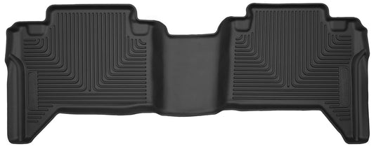 Husky Liners X-act Contour Floor Liner, Rear, Black, Double Cab - 2005-2023 Toyota Tacoma
